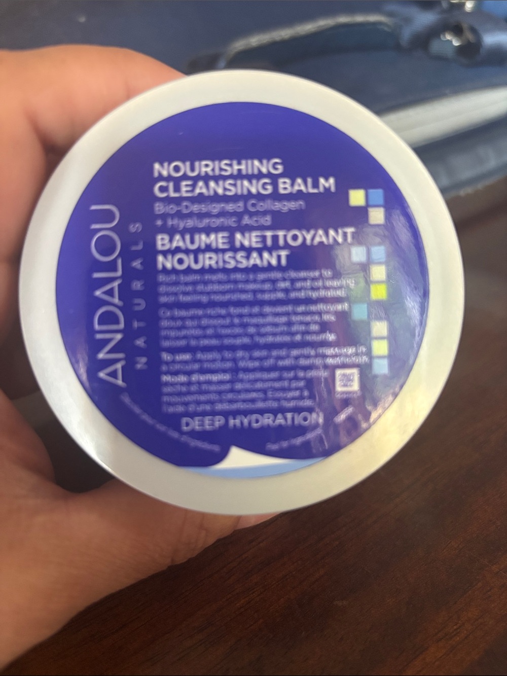 Andalou Nourishing Cleansing Balm - Deep Hydration (Purple)